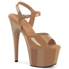 ADORE-709 Plateau Sandaletten Beige Lack | Pleaser
