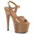 ADORE-709 Plateau Sandaletten Beige Lack | Pleaser
