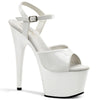 ADORE-709 Plateau Sandaletten Weiss | Pleaser