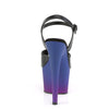 ADORE-709BP Plateau Sandaletten Blau/Lila | Pleaser