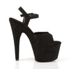 ADORE-709FS Plateau Sandaletten Schwarz | Pleaser