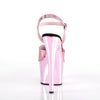 ADORE-709HGCH Plateau Sandaletten Baby Pink Chrom | Pleaser