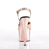 ADORE-709HGCH Plateau Sandaletten Rose Gold Chrom | Pleaser