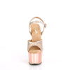 ADORE-709HM Plateau Sandaletten - Roségold | Pleaser