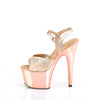ADORE-709HM Plateau Sandaletten - Roségold | Pleaser