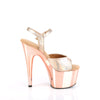 ADORE-709HM Plateau Sandaletten - Roségold | Pleaser