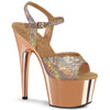 ADORE-709HM Plateau Sandaletten - Roségold | Pleaser