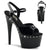ADORE-709LS Plateau Sandaletten Lack Schwarz | Pleaser