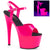 ADORE-709UV Plateau Sandaletten Neon Pink UV | Pleaser