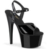 ADORE-709WR Sandaletten Schwarz Lack | Pleaser