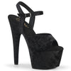 ADORE-709WR Sandalette Plateauschuhe Schwarz | Pleaser