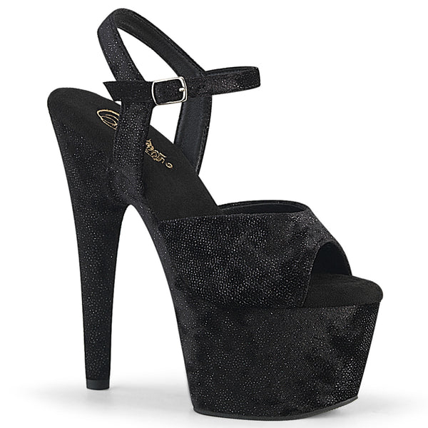 ADORE-709WR Sandalette Plateauschuhe Schwarz | Pleaser