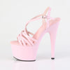 ADORE-713 Plateau Sandaletten Rosa Lack | Pleaser