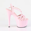 ADORE-713 Plateau Sandaletten Rosa Lack | Pleaser