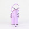ADORE-713 Plateau Sandaletten Violett Lack | Pleaser