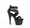 ADORE-720 Sandalette Plateauschuhe Schwarz von Pleaser – Ansicht 5