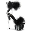 ADORE-724F Plateau Sandaletten Schwarz | Pleaser