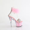 ADORE-727F Plateau Sandaletten Rosa | Pleaser