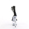 ADORE-727RS - Plateau High Heel Sandaletten - Schwarz/Transparent/Glitzer | Pleaser