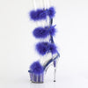 ADORE-728F Plateau Sandaletten Blau | Pleaser