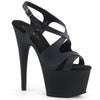 ADORE-730 Plateau Sandaletten Schwarz | Pleaser