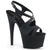 ADORE-730 Plateau Sandaletten Schwarz | Pleaser