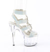 ADORE-756RS Plateau Sandaletten Transparent | Pleaser