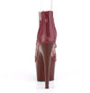 ADORE-765RM Plateau Heels - Bordeaux | Pleaser
