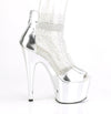 ADORE-765RM Plateau Heels - Silber von Pleaser – Ansicht 5