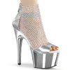 ADORE-765RM Plateau Heels - Silber von Pleaser