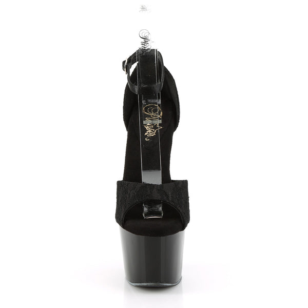 ADORE-768 Plateau Sandaletten Schwarz | Pleaser