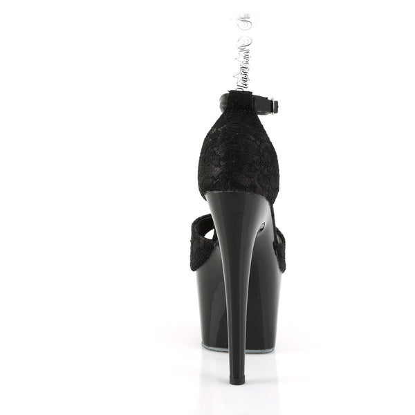 ADORE-768 Plateau Sandaletten Schwarz | Pleaser