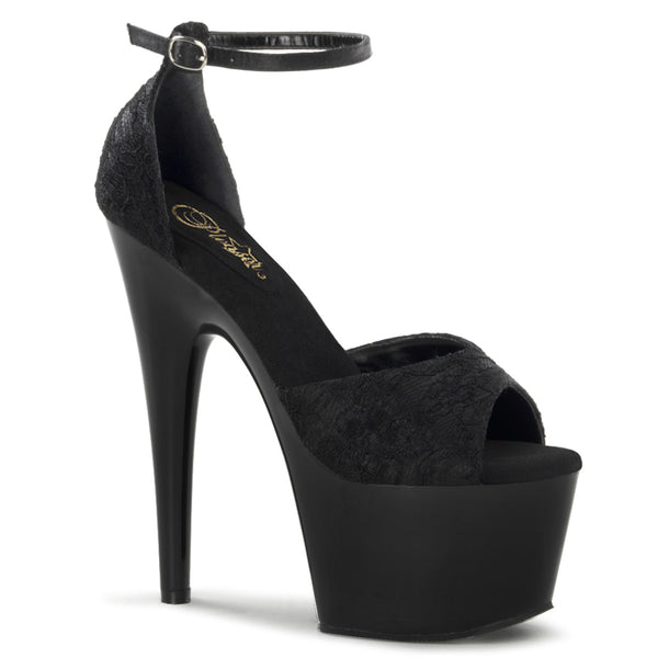 ADORE-768 Plateau Sandaletten Schwarz | Pleaser