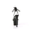 ADORE-770 Plateau Sandaletten mit Glitzersteinbesatz - Schwarz Lack von Pleaser – Ansicht 4