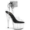 ADORE-791-2RS Plateau Sandaletten Schwarz/Transparent | Pleaser