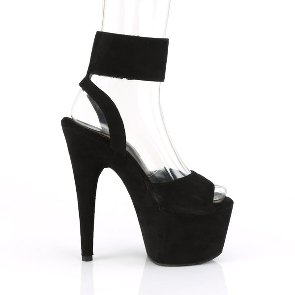 ADORE-791FS Plateau Sandaletten - Schwarz | Pleaser