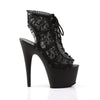 ADORE-796LC Plateau Stiefeletten - Schwarz | Pleaser