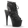 ADORE-796LC Plateau Stiefeletten - Schwarz | Pleaser