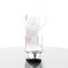 ALLURE-608 Plateau Sandaletten Chrom | Pleaser