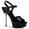 ALLURE-609 Plateau Sandaletten - Schwarz | Pleaser