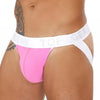 Pinkweißes Alpha Jockstrap im sportlichen Premium Design von TOF Paris – Ansicht 2