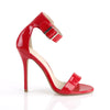 AMUSE-10 Sandaletten Rot Lack | Pleaser
