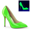 AMUSE-20 Pumps Neon Grün Lack UV | Pleaser