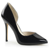 AMUSE-22 Pumps Lack Schwarz | Pleaser