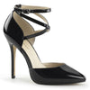 AMUSE-25 Pumps Lack Schwarz | Pleaser