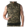 Camouflagefarbener ärmelloser Kapuzenpullover für einen maskulinen Look von TOF Paris – Ansicht 5
