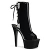 ASPIRE-1018 Plateau Stiefeletten Schwarz Lack | Pleaser
