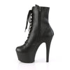 ASPIRE-1020 Plateau Stiefeletten Schwarz Matt | Pleaser