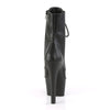 ASPIRE-1020 Plateau Stiefeletten Schwarz Matt | Pleaser