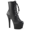 ASPIRE-1020 Plateau Stiefeletten Schwarz Matt | Pleaser